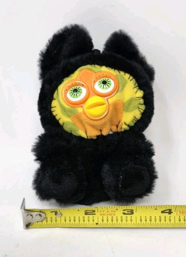 Individueller OOAK Furby Monster Crossover inspiriert Kunst Furbubu Taschenanhänger Unikat - Bild 7 von 7