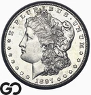 1897-S Morgan Silver Dollar Coin, Proof-Like Near Gem BU++