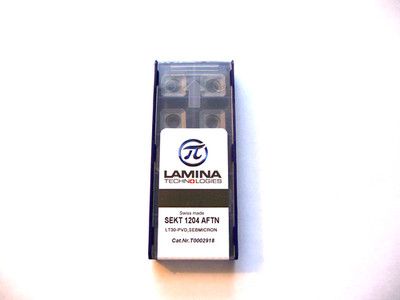 New 10 Pcs - SEKT 1204 AFTN Grade LT30 Coated Carbide Inserts Lamina