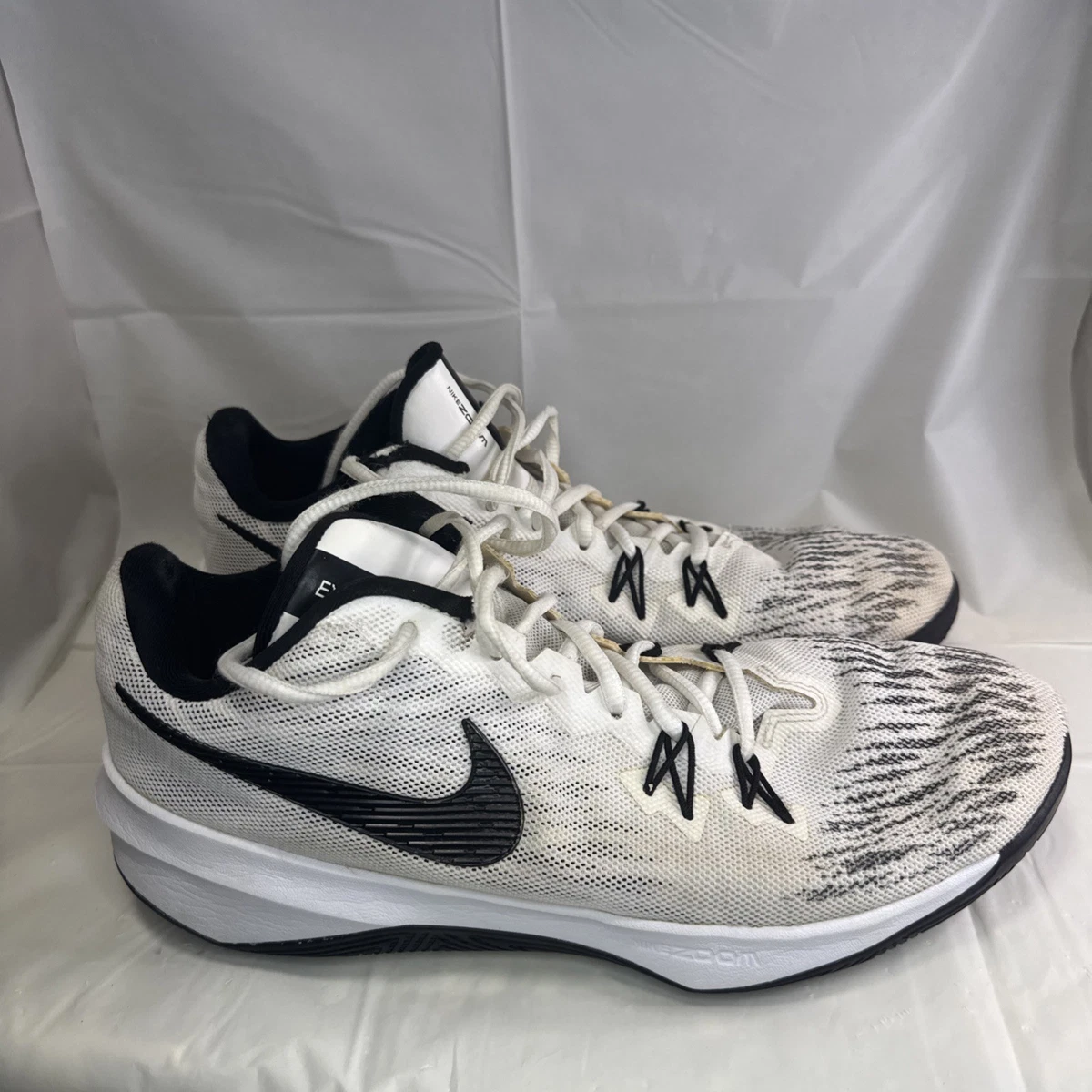 Nike‎ Zoom Evidence II Mens Basketball Shoes Yellow White 942802-703 Size 15 Nike Zoom Evidence 2 Black for Sale | Authenticity  main image 4
