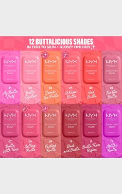 1 NYX Buttermelt Blush - High Pigment Powder Blush ''Pick Your 1 Color