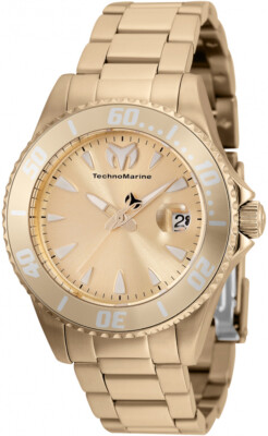 TechnoMarine Sea Manta Women's 38mm Pink Rose Gold 200M Quartz