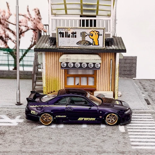Modelo de coche fundido a presión TSM MINI GT y Kaido House 1:64 Nissan Skyline GTR R33 aleación - Imagen 6 de 16