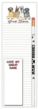 Great Dane Notepad & Pencil Gift Set
