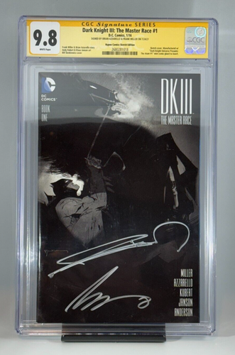 Batman Dark Knight III #1 CGC 9.8 signiert Frank Miller, & Brian Azzarello - Bild 1 von 3
