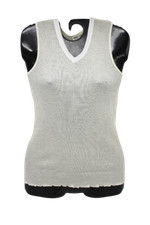 Women's wide shoulder shirt, wool/silk SPIDER, white cod.073462