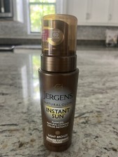 Jergens Natural Glow Instant Sun Light Bronze Sunless Tanning Mousse 6oz
