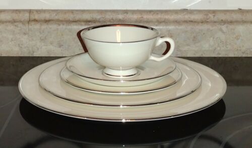 Lenox Montclair 5pc Place Setting China Dinner Salad Bread Plate Tea Cup Saucer - Picture 2 of 12