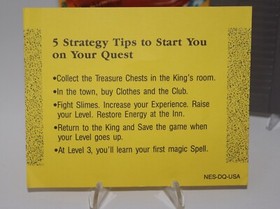 Dragon Warrior NES Nintendo 1989 - Authentic Tested