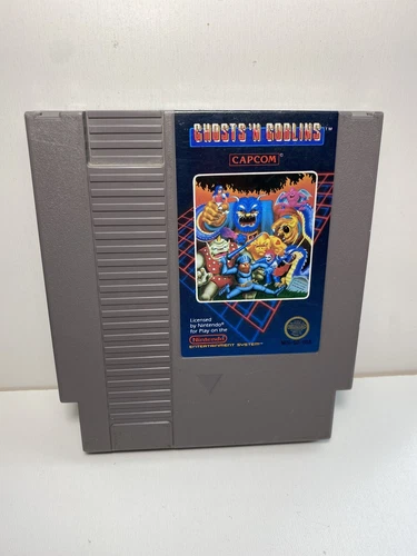 GHOSTS 'N GOBLINS -- NES Nintendo Original Game CLEAN TESTED GUARANTEED