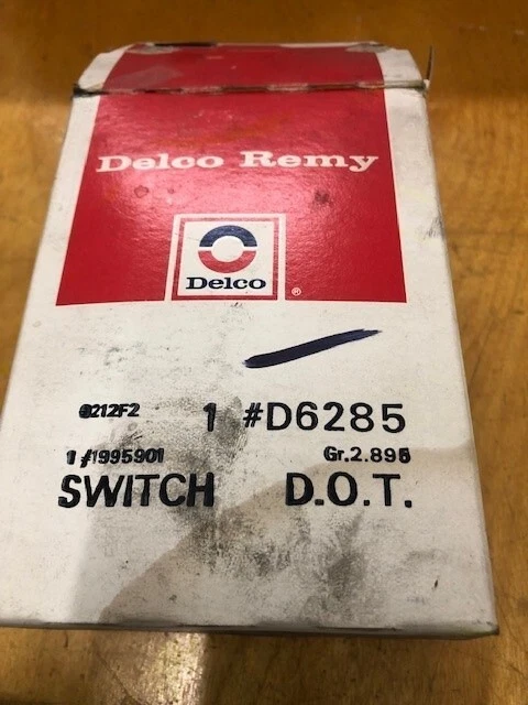 1991-1996 CHEVROLET CORSICA &BERETTA TURN SIGNAL SWITCH;AC D6285;GM OEM# 1995501 - Image 2 of 2