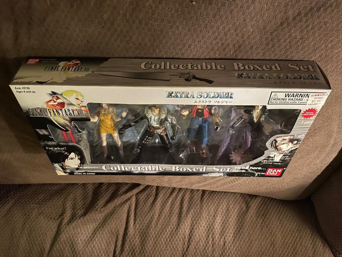 ファイナルファンタジー8 エクストラソルジャー コレクタブルボックスセット Bandai Final Fantasy VIII 8 Collectable Boxed Set Action
