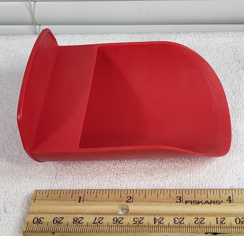 Tupperware Utensilio Cuchara de Azúcar. Rojo. - Imagen 2 de 5