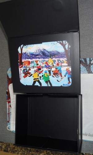 Wood Puzzle Lab "Hometown Showdown" Hockey Game Made In Canada Artist Brodeur - Picture 5 of 7