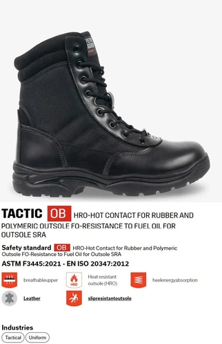 Tactical Safety Jogger All-round Tactical Boot
