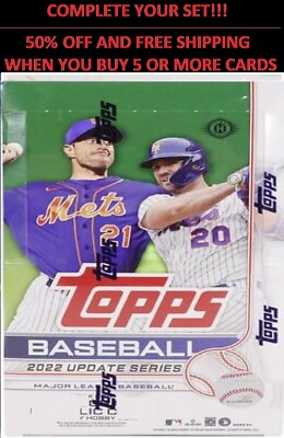    2022 Topps Update #166-300   YOU PICK SINGLES   Mix & Match