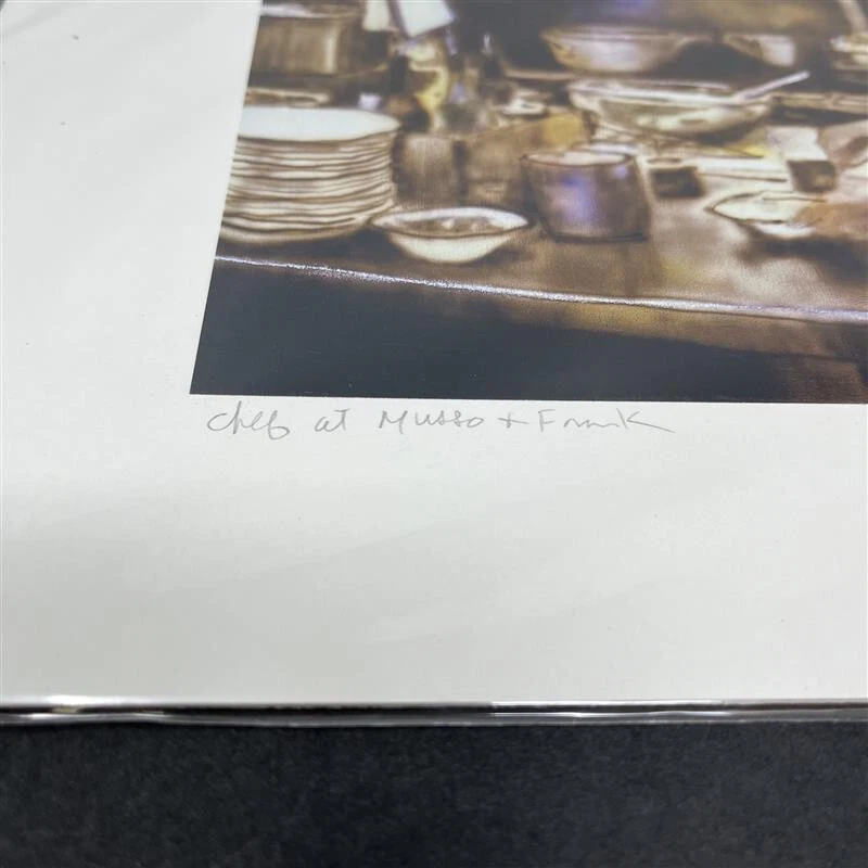 Impresión Robert Weil "Chef at Musso + Frank" (Firmada) Foto 3 de 4