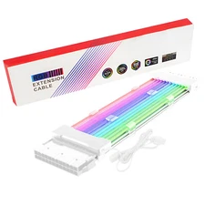 24 Pin ATX Addressable RGB Power Extension Cable 5V ARGB SYNC