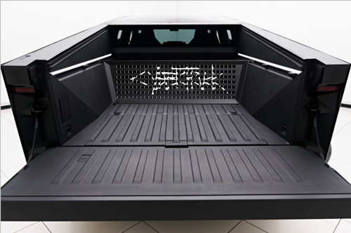 Tesla Cybertruck 2023-2025 Rear Vault Divider Graphic Decal Cyberbeast Cerberus - Bild 5 von 17
