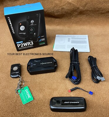 Compustar Pro RFX-P2WR3-SS 2-way Led RF Remote w. DR-X1 Drone