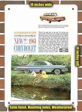Metal Sign - 1961 Chevy Biscayne- 10x14 Inches Metal Sign - 1961 Chevy Biscayne- 10x14 Inches