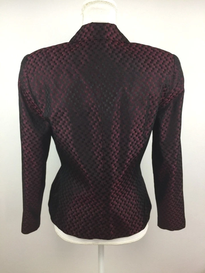 JS Collection Blazer Red / Black Blazer Jacket , Size UK 8 / US 6 - Image 4 of 4