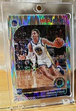 Jordan Poole 2019 Hoops Flash Premium Stock Rookie "In a one touch case!" 🔥📈