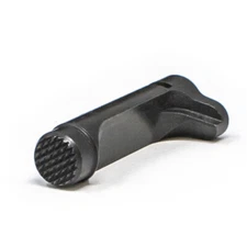 2011 Magazine Catch - Extended, Black Checkered - Bar Stock