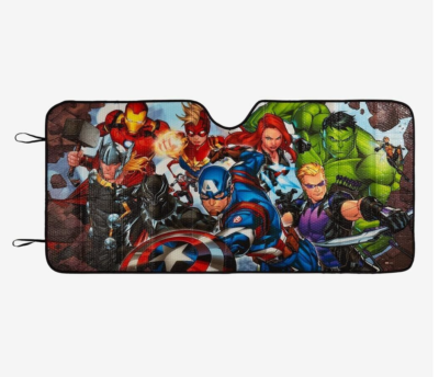Marvel The Avengers Car Sunshade Assemble UV Windshield 58x26.5in