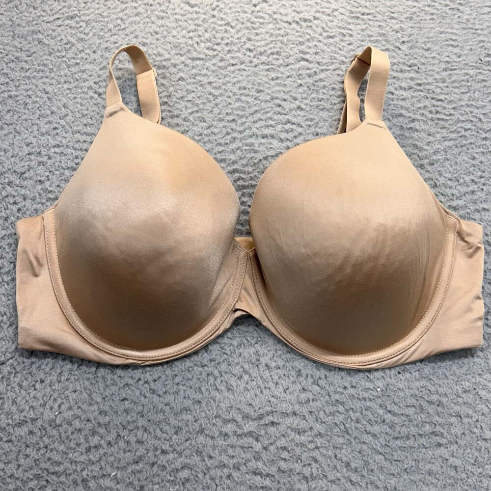 Auden 38DD Icon T-Shirt Bra Full Coverage Smooth Gold