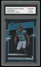 CJ HENDERSON 2020 PANINI CLEARLY DONRUSS 1ST GRADED 10 RATED ROOKIE CARD RC 
