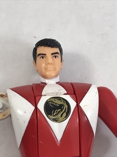 Mighty Morphin Power Rangers Auto Morphin Red Ranger Jason *TAL CUAL* - Imagen 15 de 18