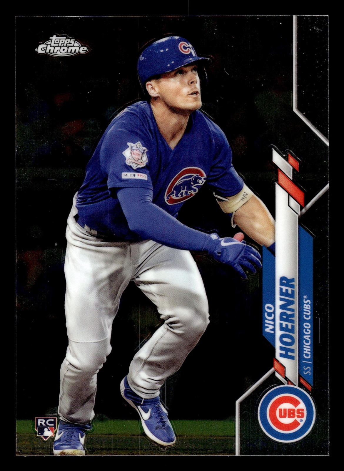 2020 Topps Chrome - #161 Nico Hoerner RC - Chicago Cubs