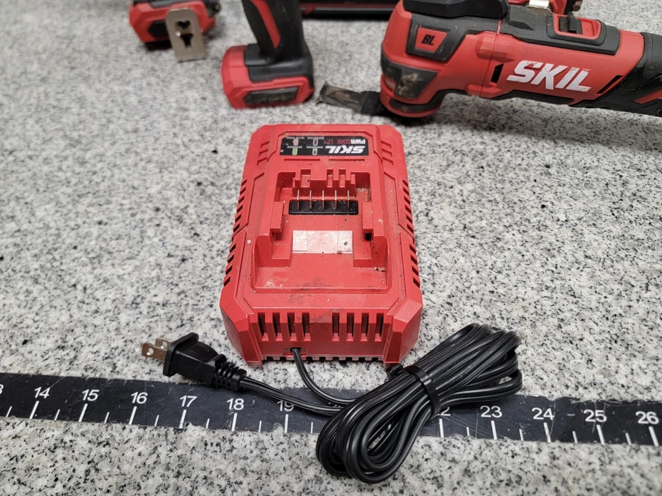 Skil 12V Li-Ion Brushless Cordless 5-Tool Combo Kit a-x - Image 2 of 4