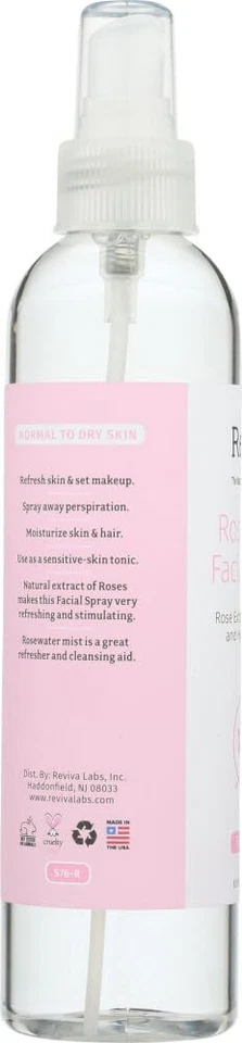 Spray facial agua de rosas Reviva Labs 1 cada 8 fl oz Foto 2 de 3