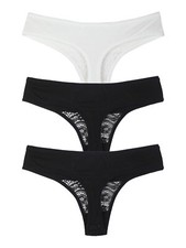 Aina Set di 3 perizoma con pizzo