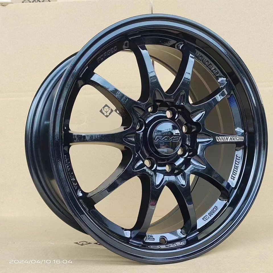 CE28 VOLK RAYS WHEEL 15X7JJ 8H100/114.3 ET38 LIGHT WEIGHT WHEEL FLOWFORMING - Image 2 of 3