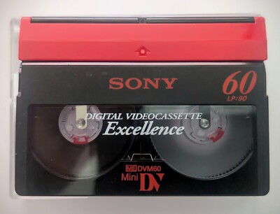 Sony DVM60 Excellence Kassette 60/90 mini DVC DVM MiniDV Camcorder Tape Cassette