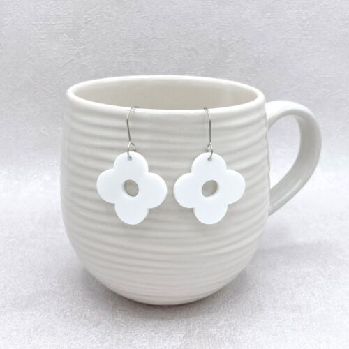 Pendientes de flores estilo años 60 Groovy hippie flores joyas regalos para mujeres damas - Imagen 24 de 27