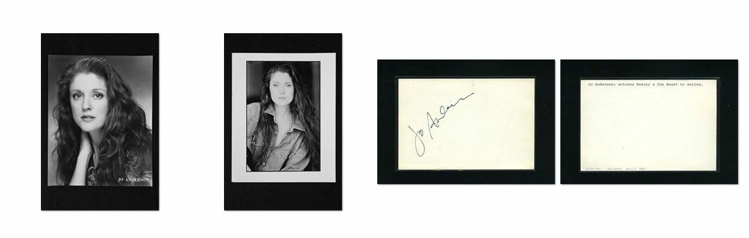 Jo Anderson - Signed Autograph and Headshot Photo set