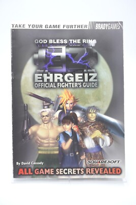 Ehrgeiz Strategy Guide PS1 Playstation SquareSoft Square BradyGames
