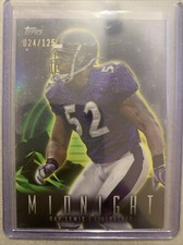 Ray Lewis 2024 Topps Finest Composite Finest 024/125 MIDNIGHT