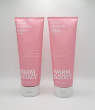 2 Victoria's Secret Pink Warm  Cozy Body Lotion With Essential Oils 8 fl oz New