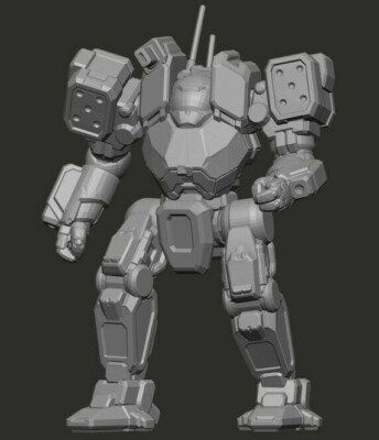 Artic Cheetah Prime - Alternate Battletech Mechwarrior Miniatures