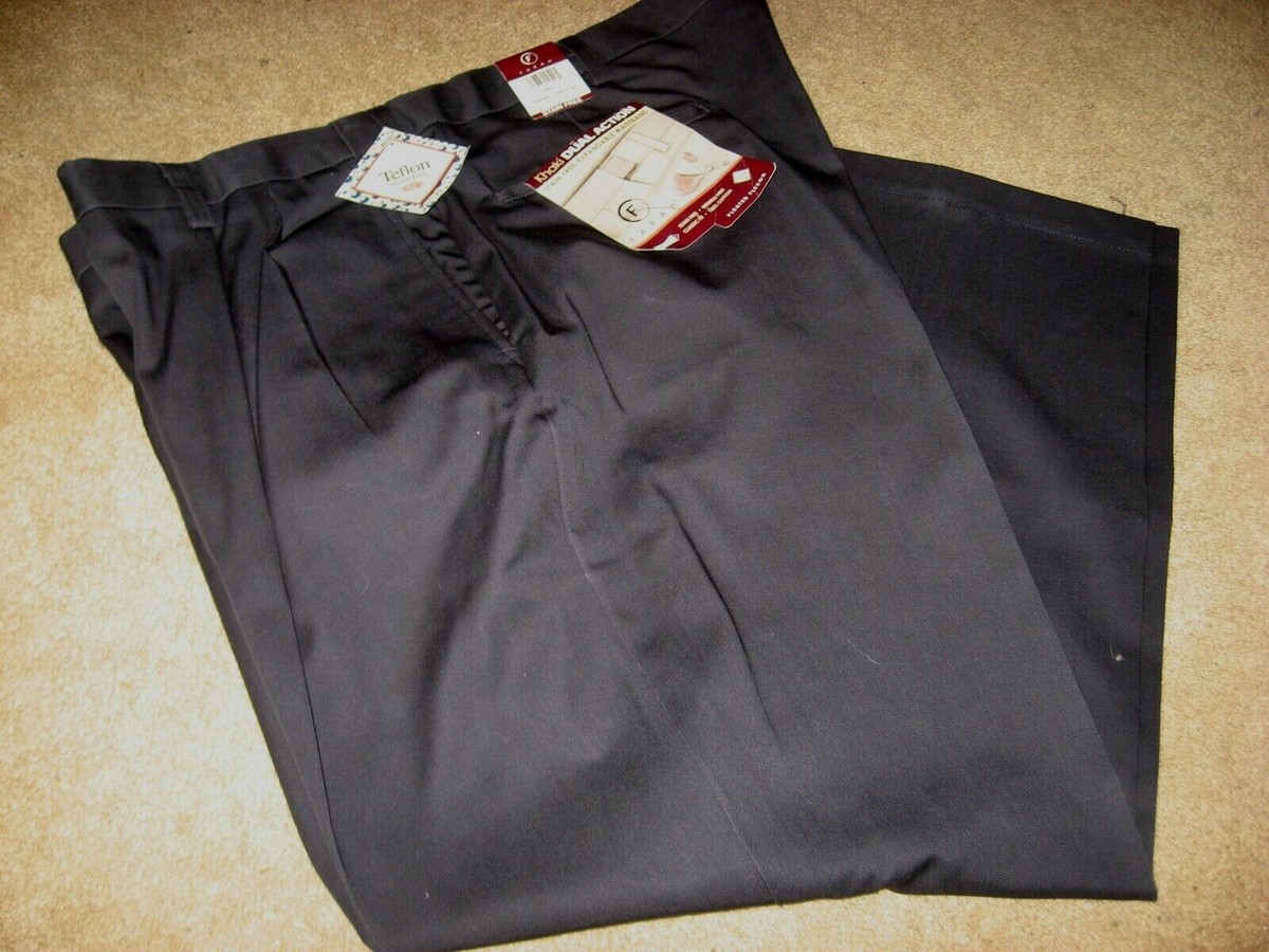 Mens NWT Navy FARAH Adjustable Waistband Stain Free Khakis Mens NWT Navy FARAH Adjustable Waistband Stain Free Khakis