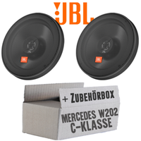 Jbl Lautsprecher FüR Mercedes C-Klasse W202 Koax 2-Wege 16Cm Kfz Heck Set Ablage