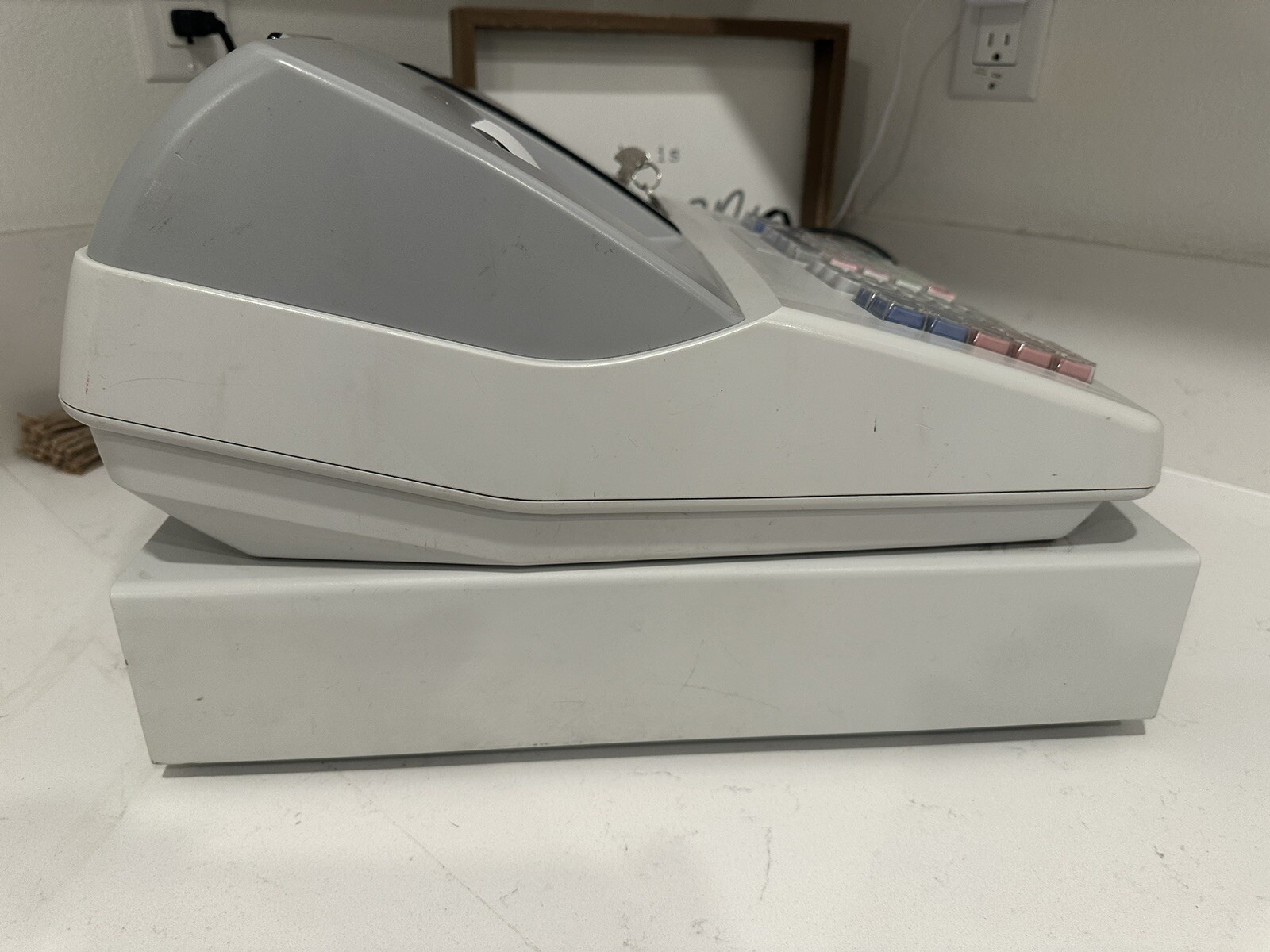 Sharp XEA21S Electronic Cash Register Programmable with 3 KEYS TESTED