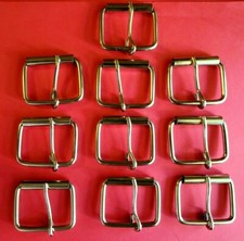 Roller Buckle - 1 1/2" - Nickle Plated - Pack of 10 NEW 