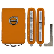 1 Mint Original Unlocked Orange Volvo S90 XC40  Smart Key Fob Remote Uncut Blade