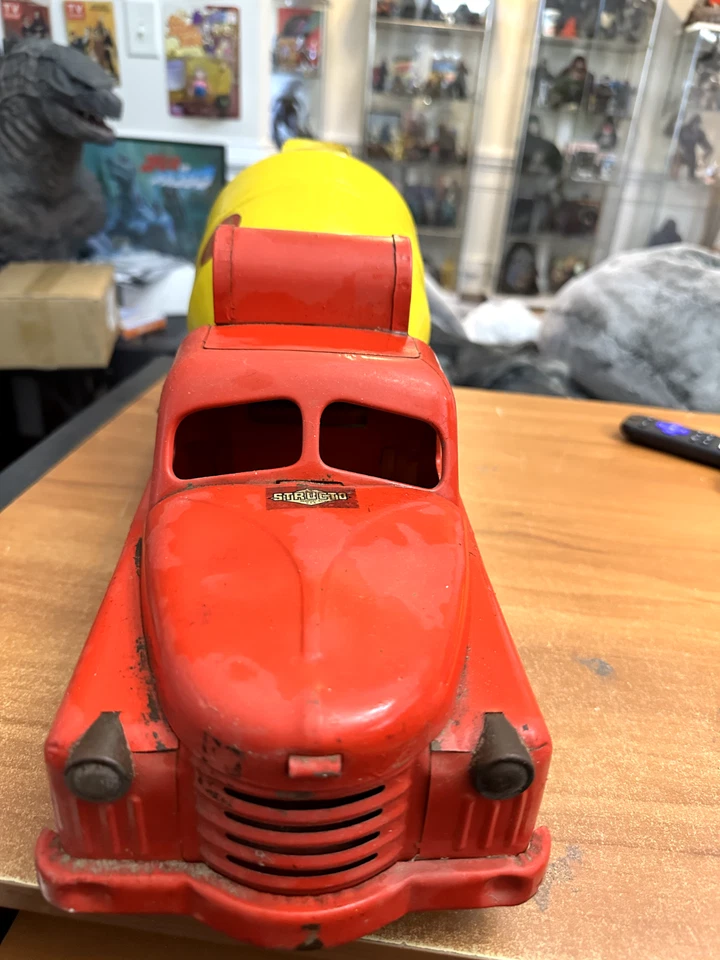 Camión de hormigón Structo Ready Mix 1950 vintage - muy buen estado 21 pulgadas Foto 4 de 4